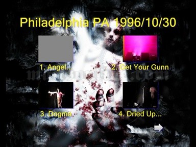 1996-10-30 Philadelphia, PA - The Electric Factory Screenshot 1