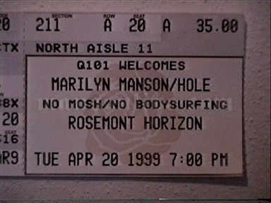 1999-04-20 Chicago, IL - Rosemont Horizon Screenshot 3